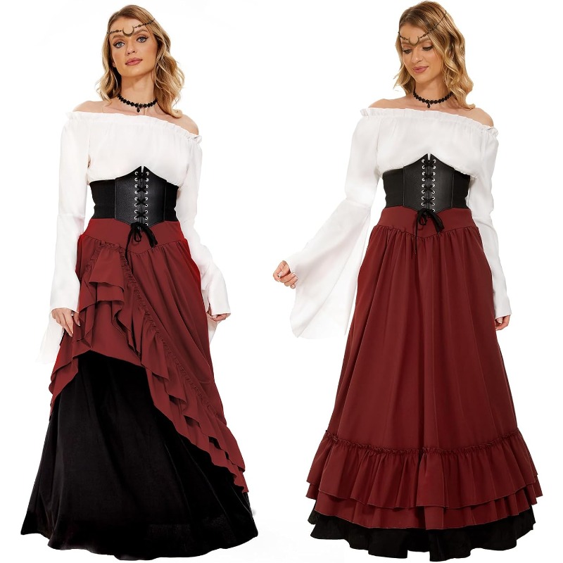 Women'S Victorian Accessories - Women Medieval Cosplay Costume Renaissance Victorian