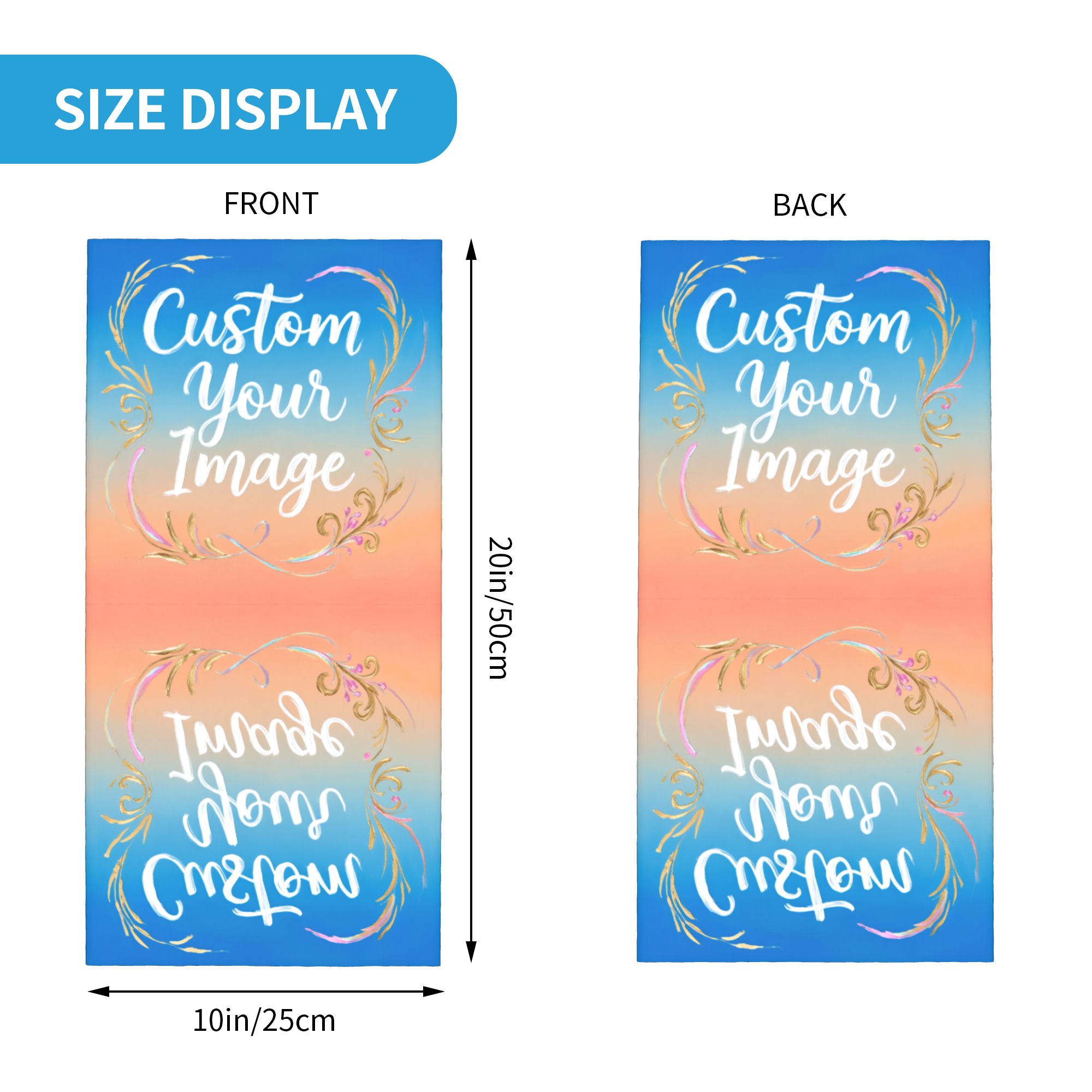 Women Accessories Images - Custom Your Image Bandana Neck Gaiter