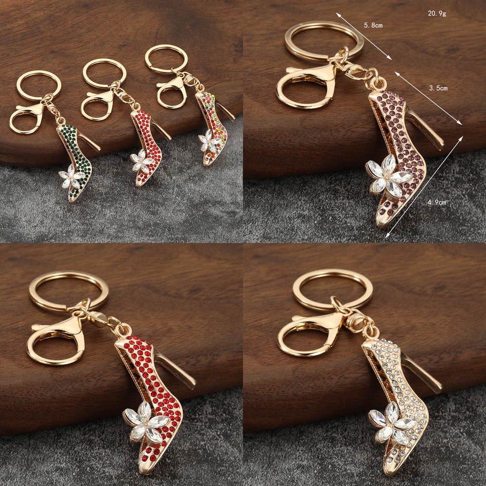 Women Accessories In Amazon - Fashion Rhinestone Crystal High Heel Keychain