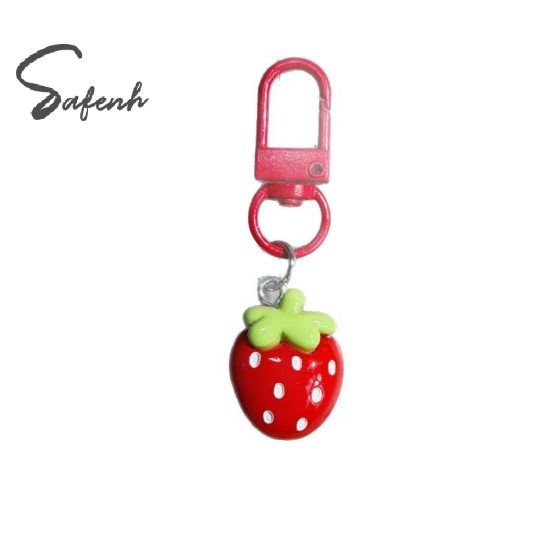 Women'S Accessories Trends 2026 - 2026 Trend Cute Resin Strawberry Keychain