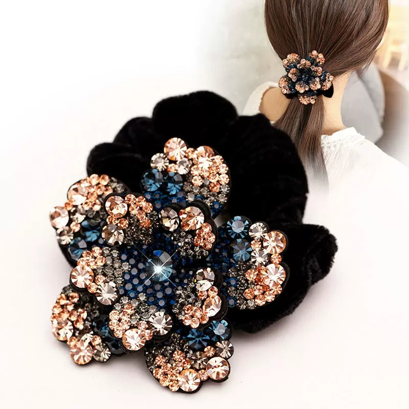 Women Rhinestone Scrunchies Ve - đánh giá và giá Hair Tie Velvet