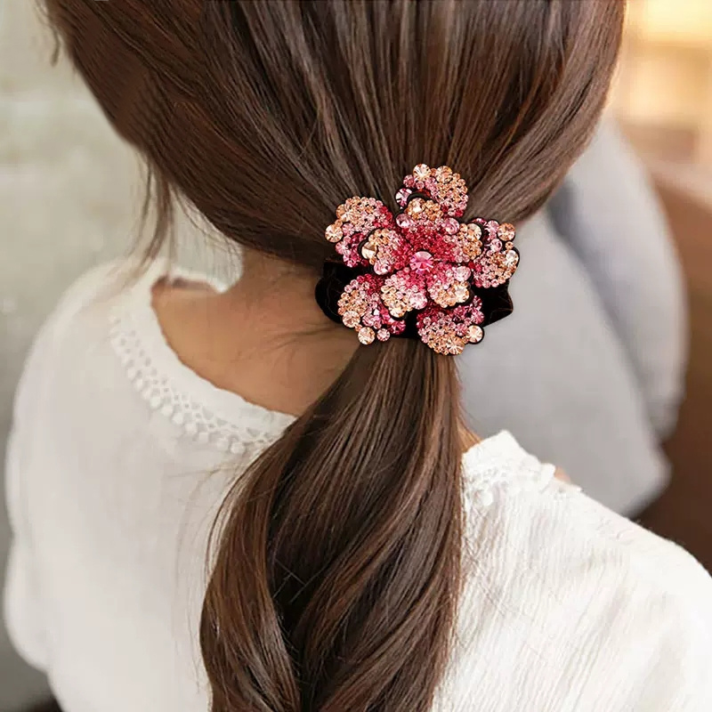 Women Rhinestone Scrunchies Ve - đánh giá và giá Hair Tie Velvet