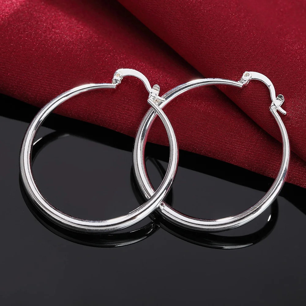 Hot New Fine 925 Sterling Silv - đánh giá và giá Statement Earrings Oversized