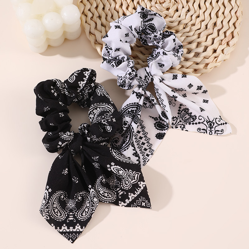 2pcs/set Printed Hair Scrunchi - đánh giá và giá Hair Tie Velvet
