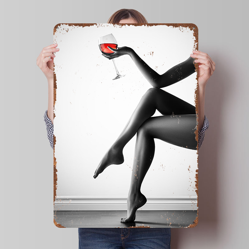 Elegant Woman With Wine Glass  - đánh giá và giá Women Accessories Poster