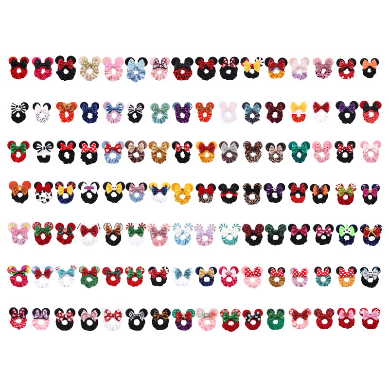 1pc Mouse Ears Hair Scrunchies - đánh giá và giá Hair Tie Velvet