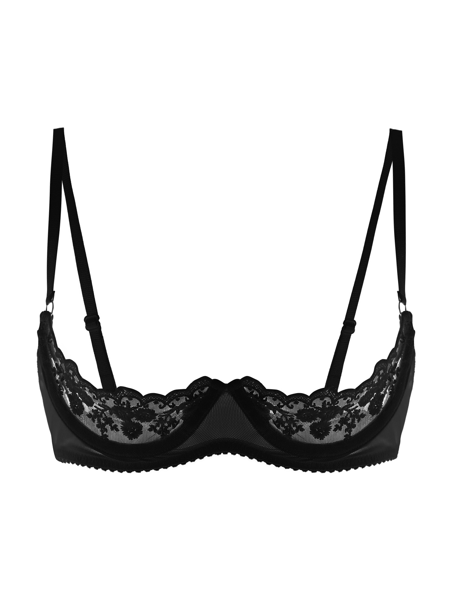 Women Sexy Open Cups Bra Sheer - đánh giá và giá Accessories Woman