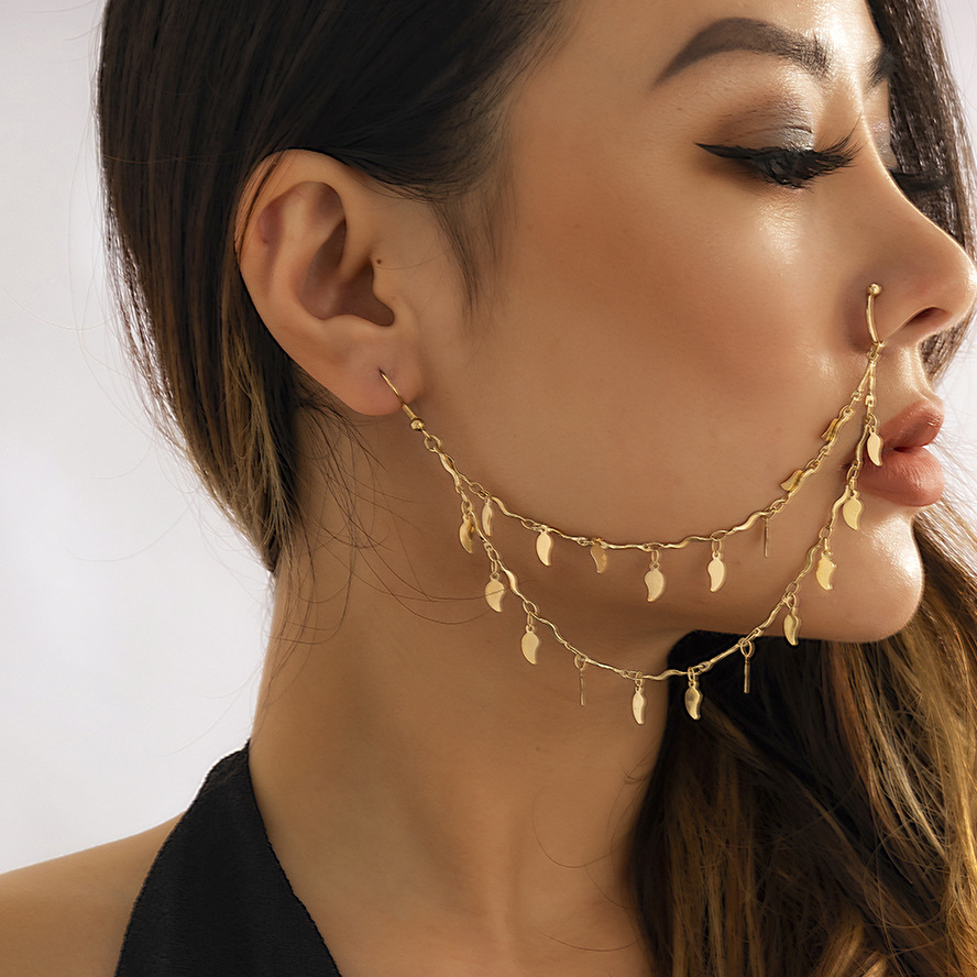 Indian Gold Color Pearl Butter - đánh giá và giá Tassel Earrings Boho