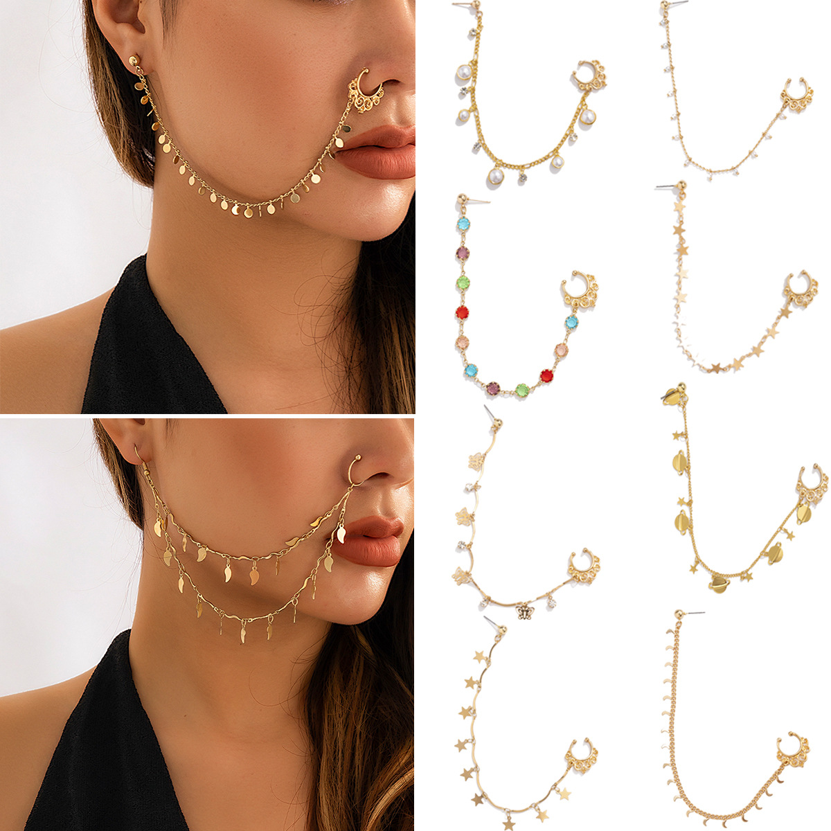 Indian Gold Color Pearl Butter - đánh giá và giá Tassel Earrings Boho