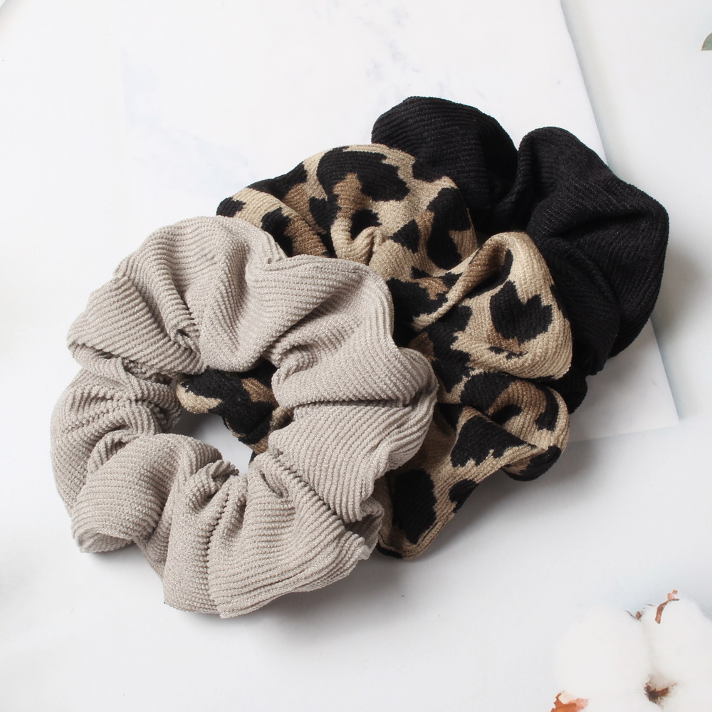 Leopard Print Scrunchie Cord A - đánh giá và giá Hair Tie Velvet