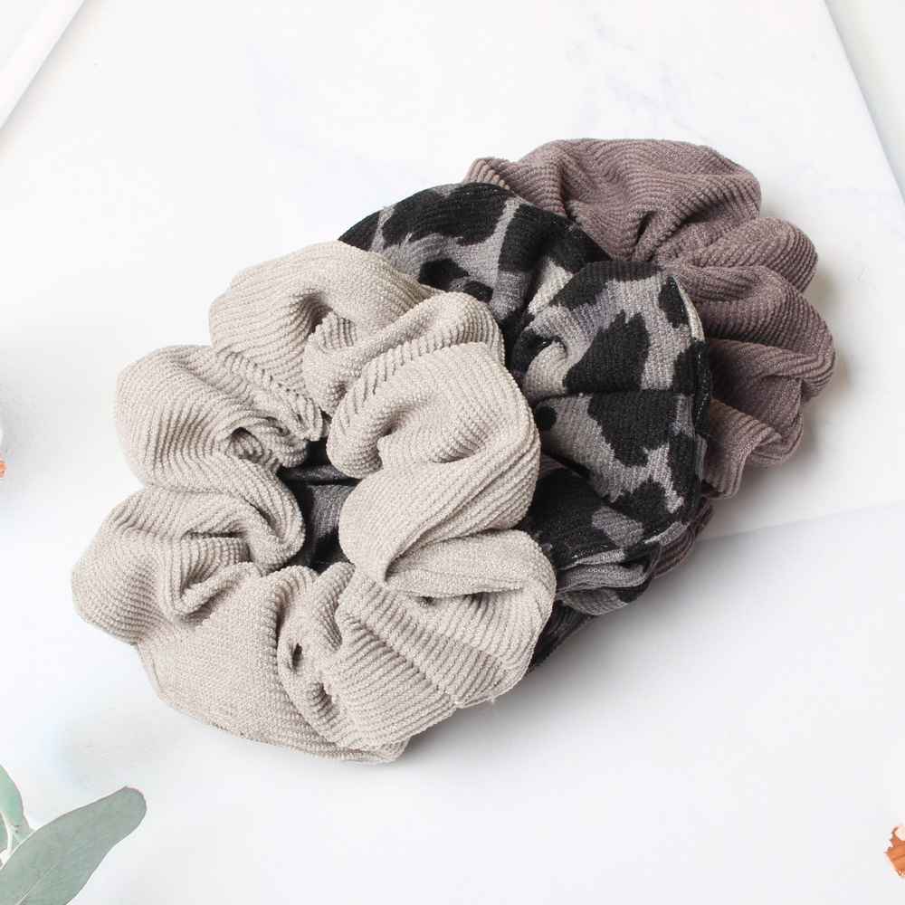 Leopard Print Scrunchie Cord A - đánh giá và giá Hair Tie Velvet