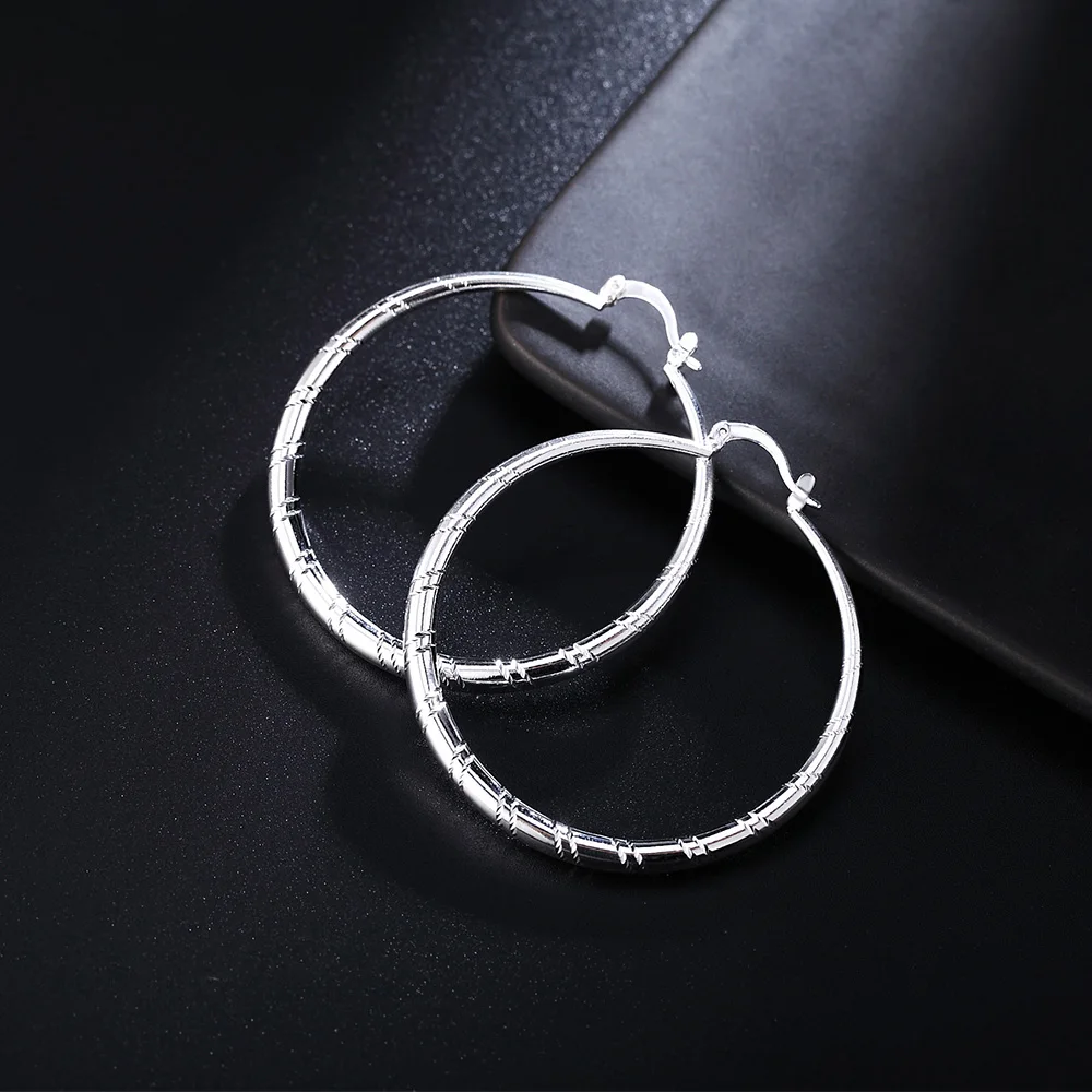 3/4/5/6cm Big 925 Sterling Sil - đánh giá và giá Statement Earrings Oversized
