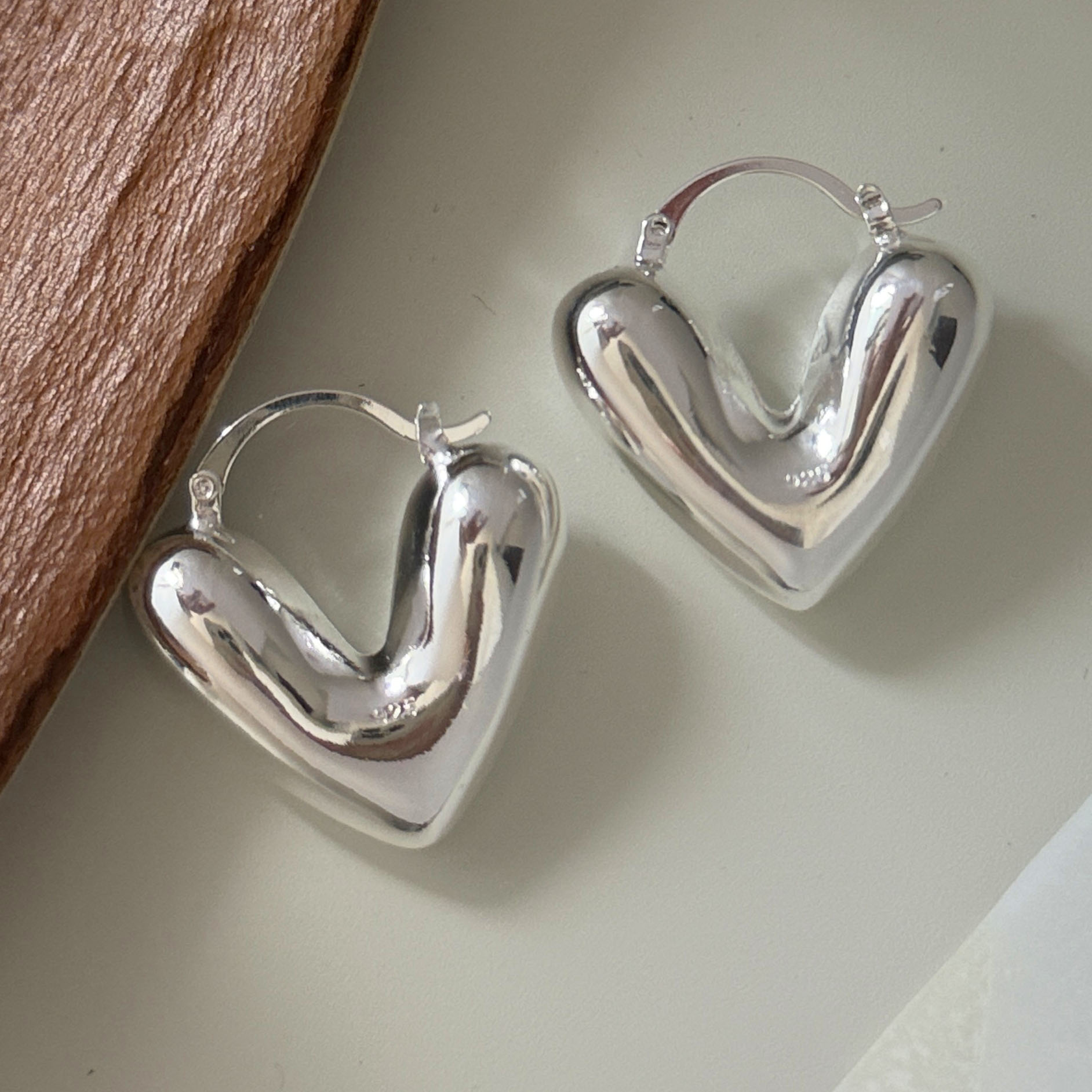 925 Sterling Silver Vintage Ea - đánh giá và giá Statement Earrings Oversized