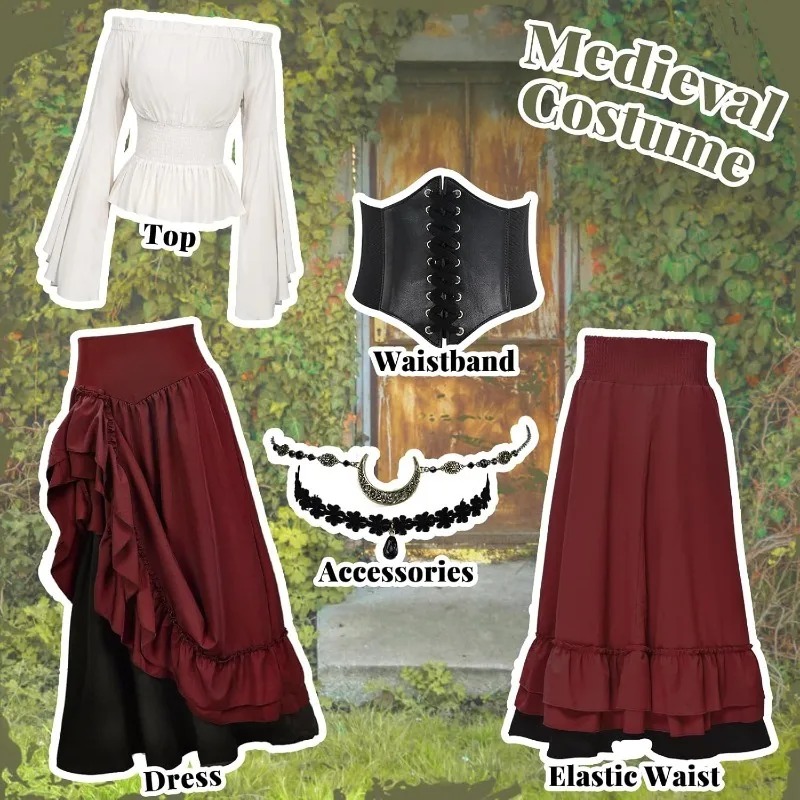 Women Medieval Cosplay Costume - đánh giá và giá Women'S Victorian Accessories