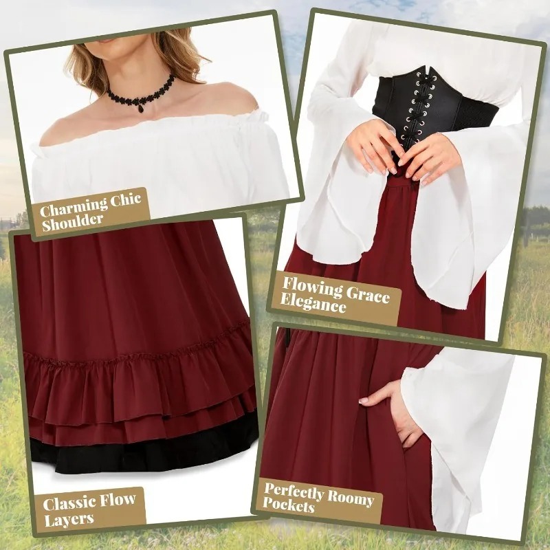 Women Medieval Cosplay Costume - đánh giá và giá Women'S Victorian Accessories