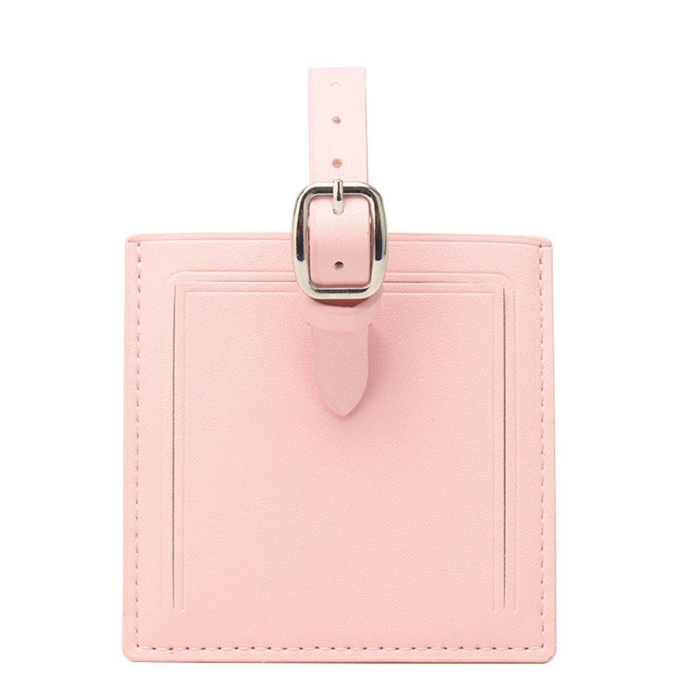 Square Leather Luggage Labels  - đánh giá và giá Women Accessories Name