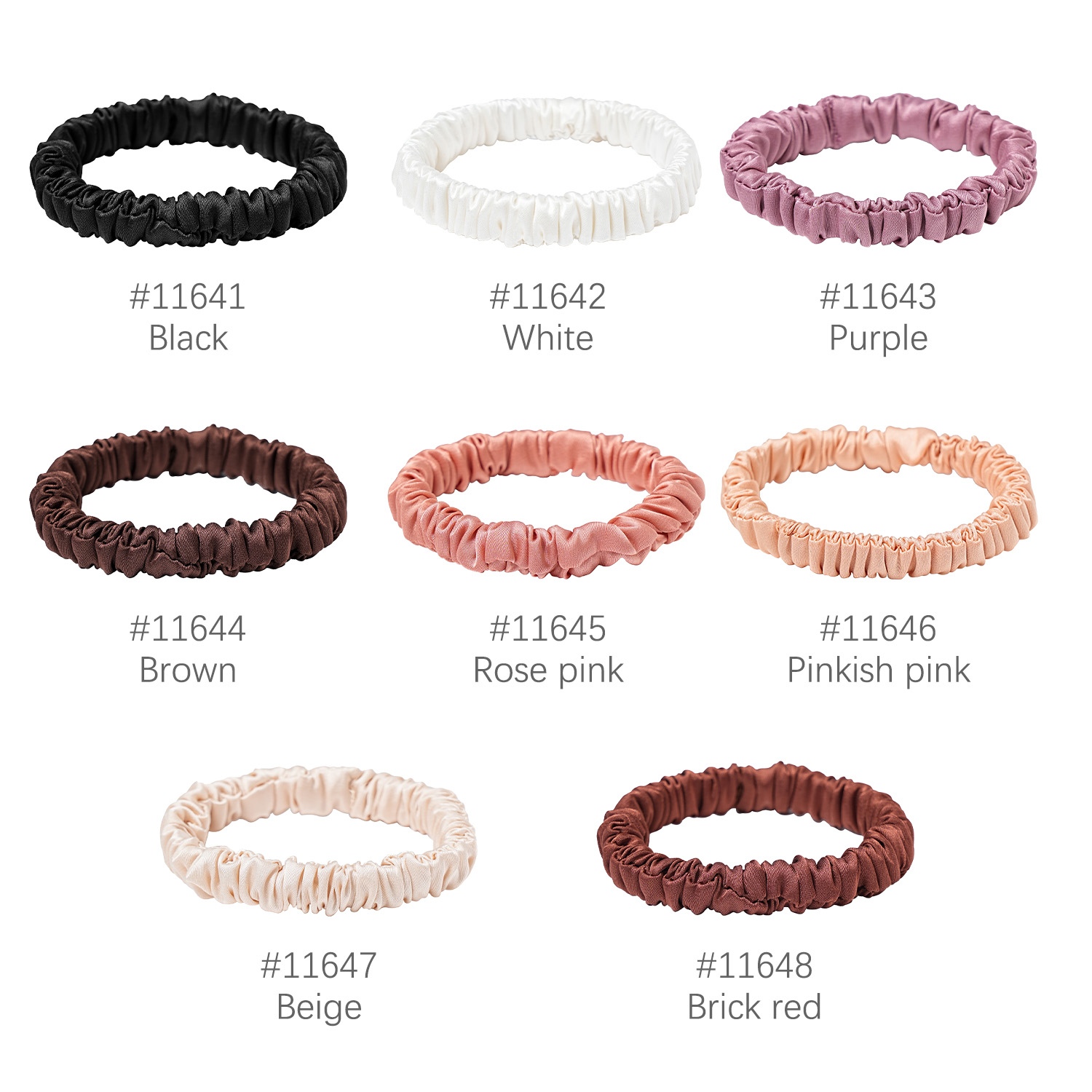8PCS/Set 100% Pure Mulberry Si - đánh giá và giá Hair Tie Velvet