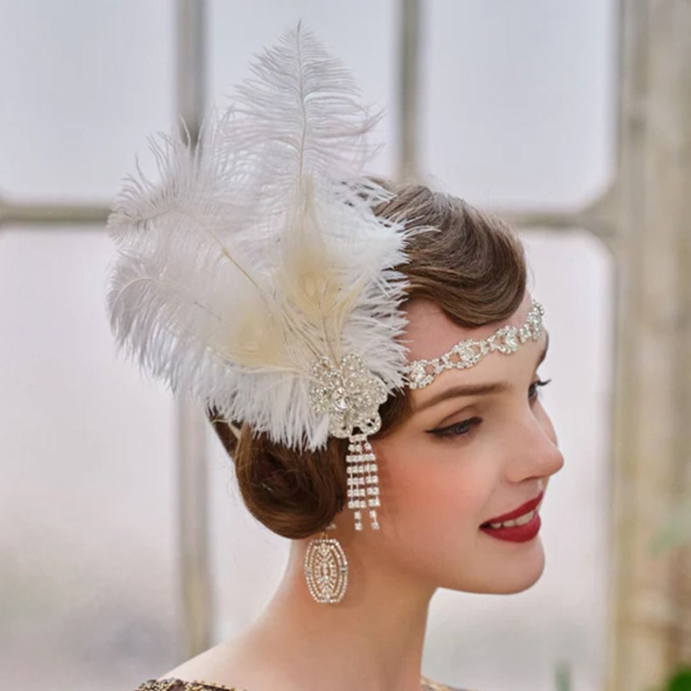 Vintage Feather Headband Sequi - đánh giá và giá Women'S Accessories In The 1920S