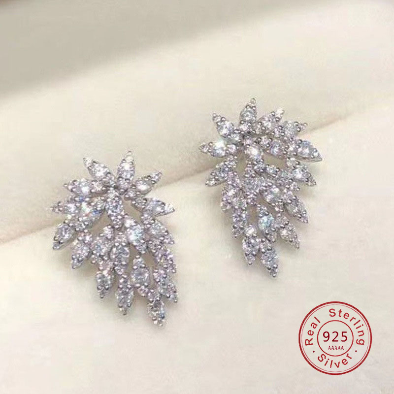 Đá Bạc 925 Kim Tuyên Bố Bông T - đánh giá và giá Statement Earrings Oversized