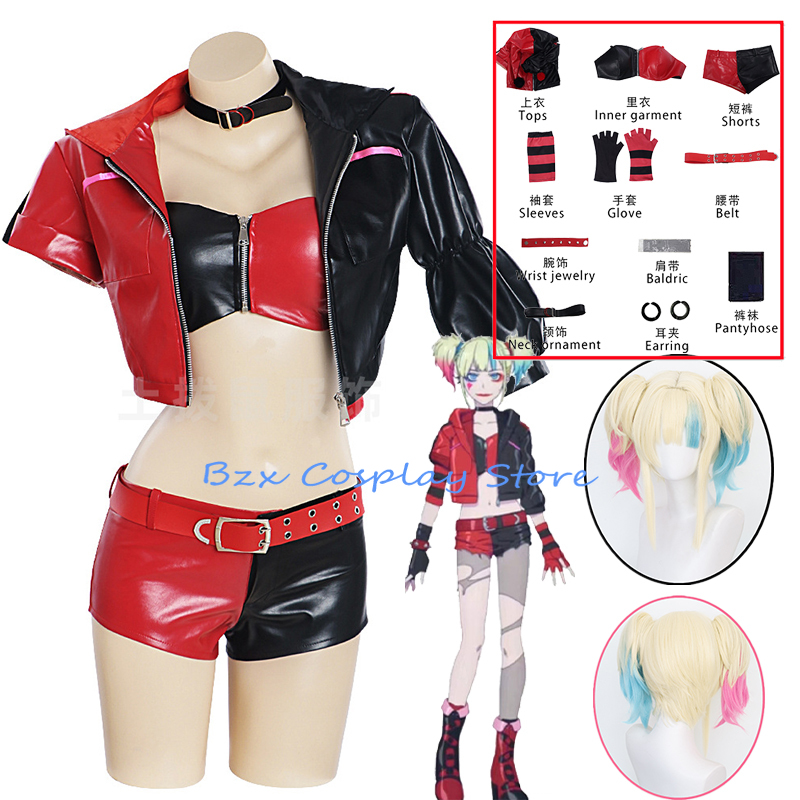 Movie Joke Harley Cosplay Anim - đánh giá và giá Women'S Harley Quinn Accessories