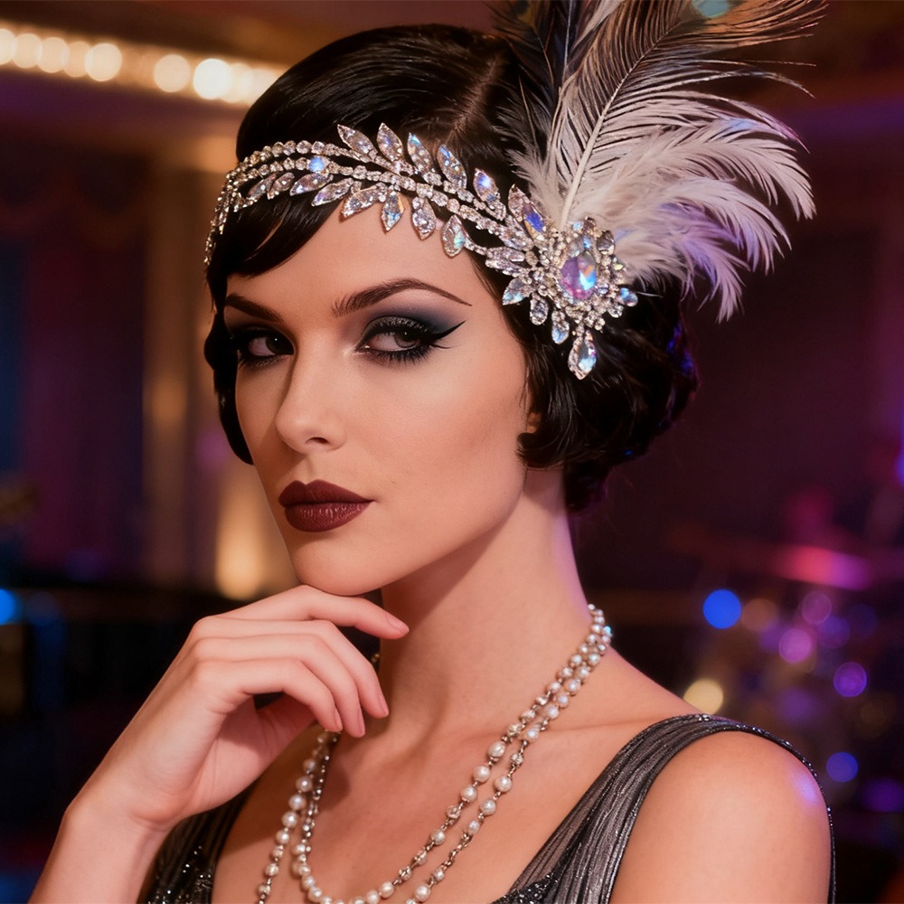 Retro Vintage Feather Headband - đánh giá và giá Women'S Accessories In The 1920S