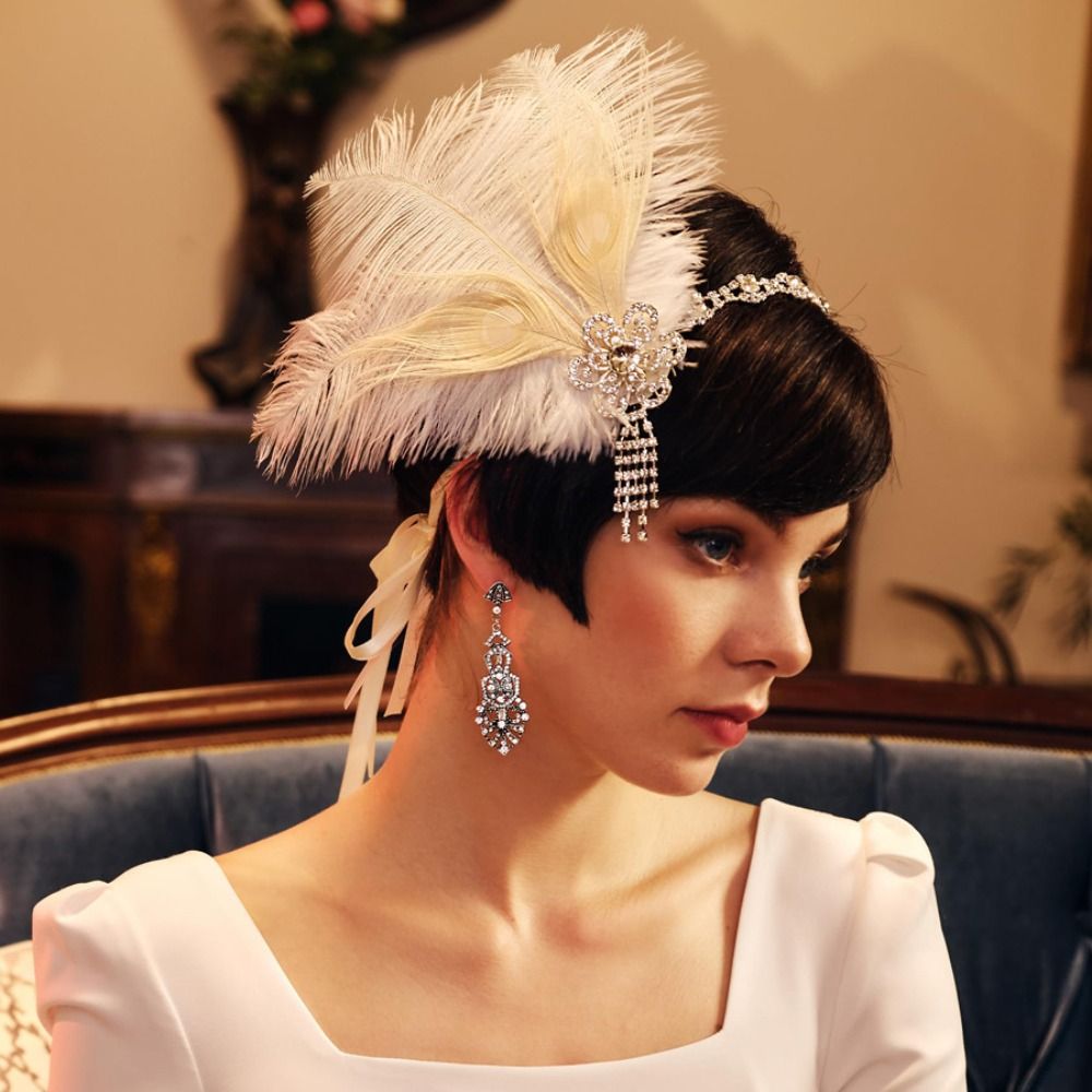 Retro Vintage Feather Headband - đánh giá và giá Women'S Accessories In The 1920S