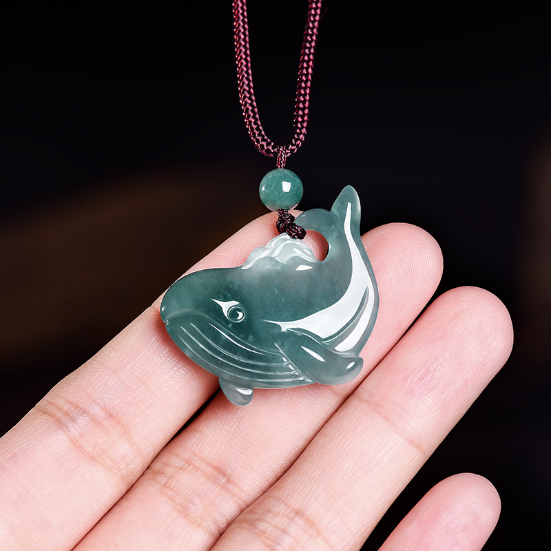 Natural Burmese Jadeite Whale  - đánh giá và giá Accessories Woman