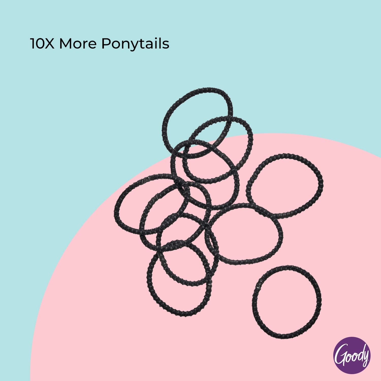 No Slip Hair Ties 10 Ct Black  - đánh giá và giá Women Accessories Images