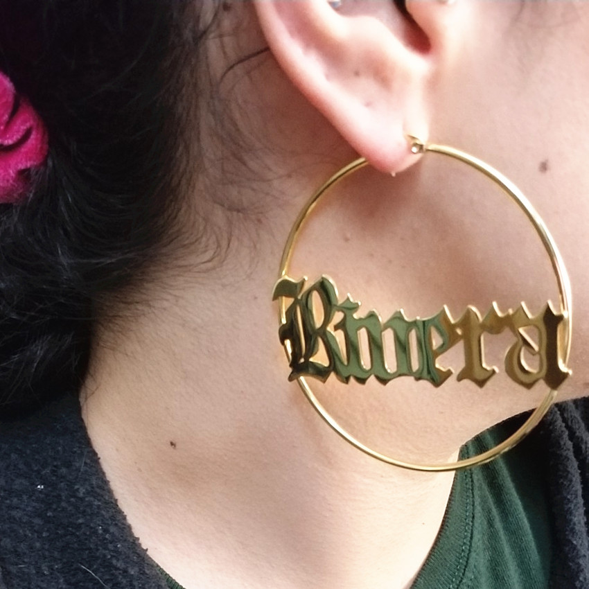 Cá Tính Nữ Lớn Bông Tai Tùy Ch - đánh giá và giá Statement Earrings Oversized