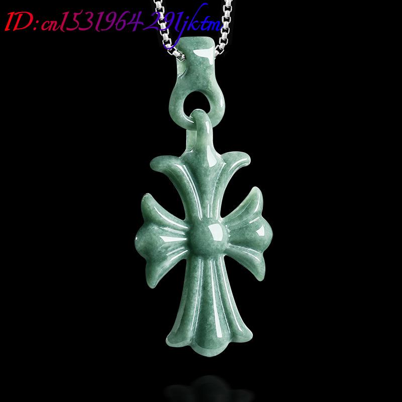 Natural Burmese Jadeite Cross  - đánh giá và giá Accessories Woman