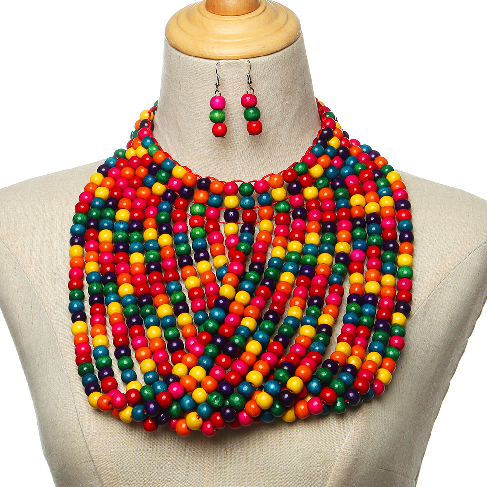 African style wood bead fringe - đánh giá và giá Women Accessories In Amazon