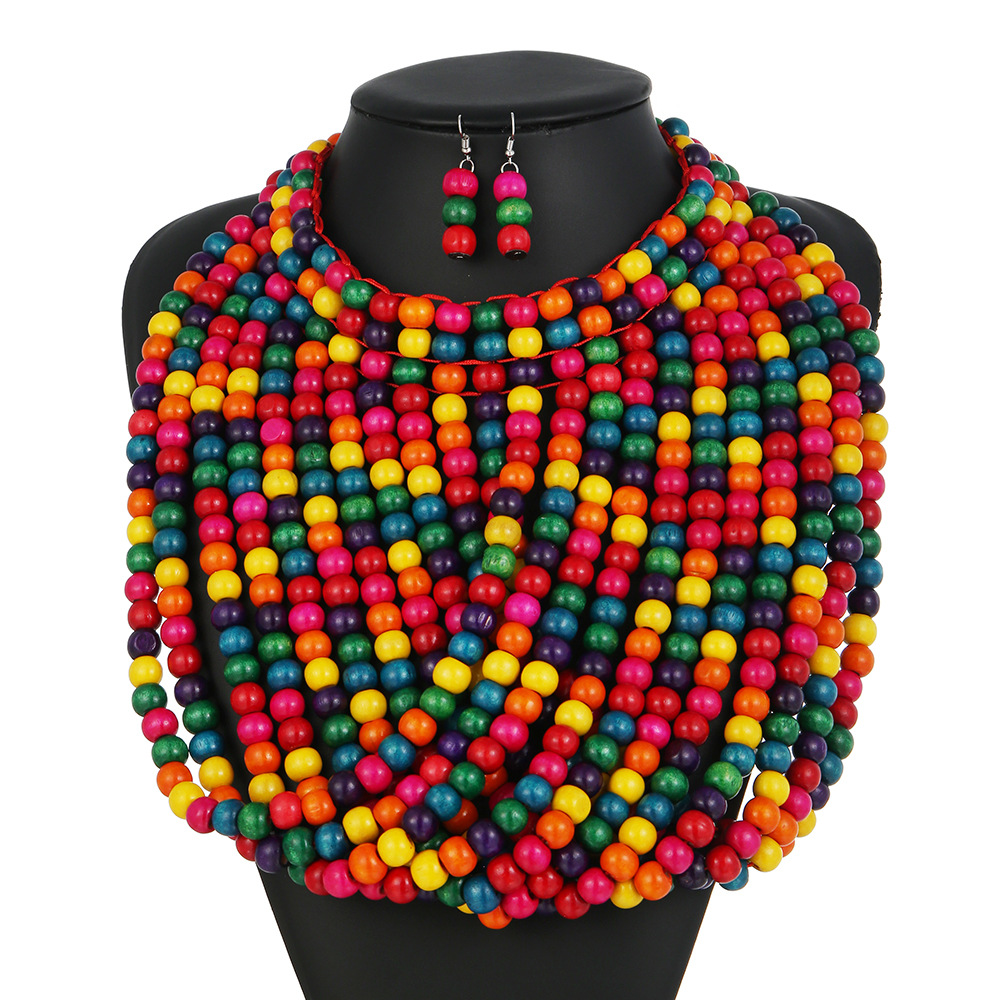 African style wood bead fringe - đánh giá và giá Women Accessories In Amazon