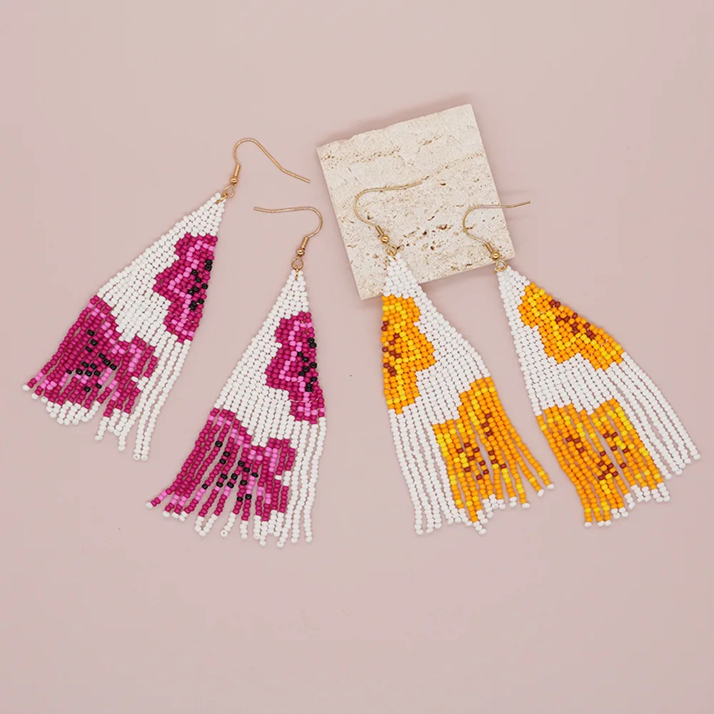 Beaded earrings Tassel Origina - đánh giá và giá Tassel Earrings Boho