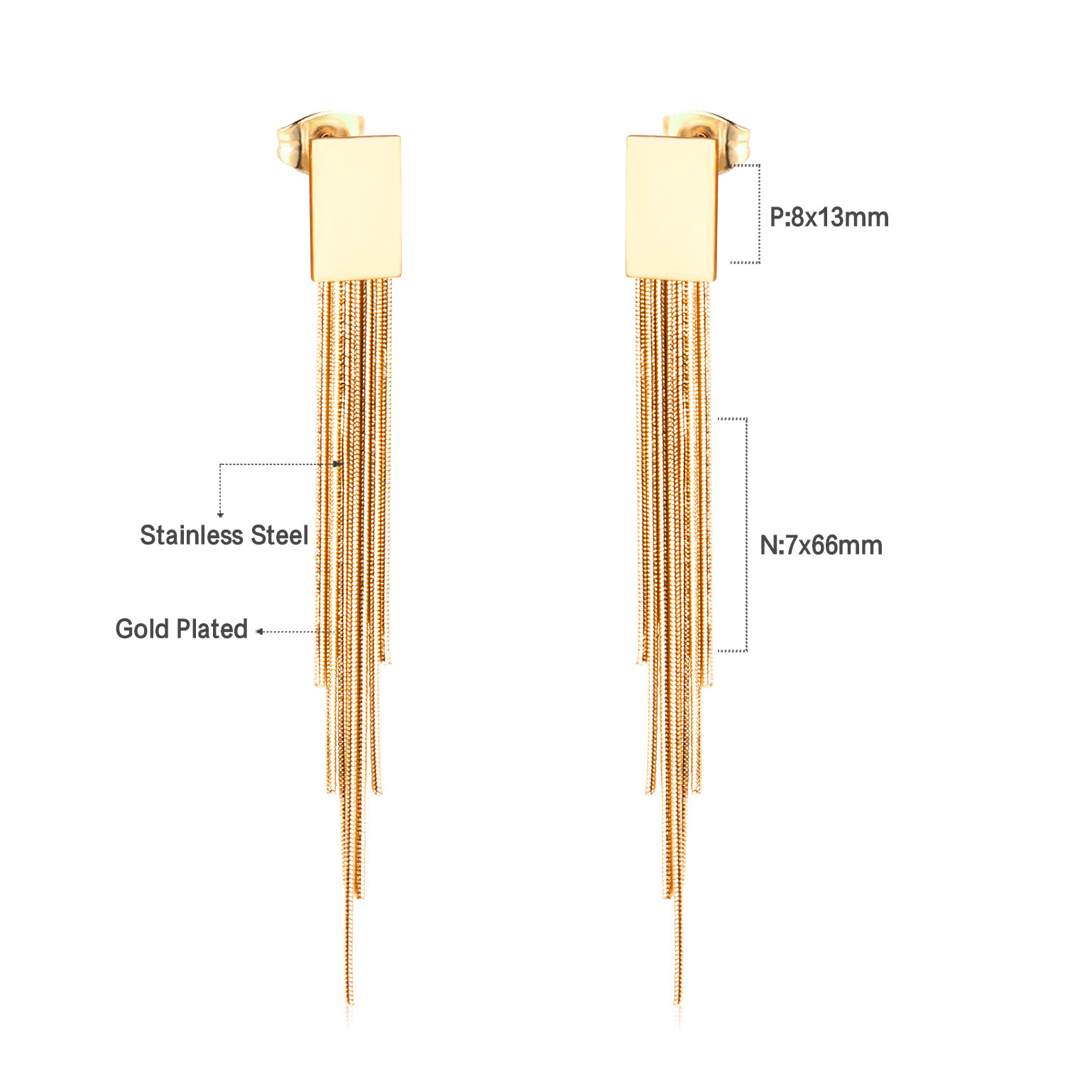 Vintage Boho Luxury Square Lon - đánh giá và giá Tassel Earrings Boho