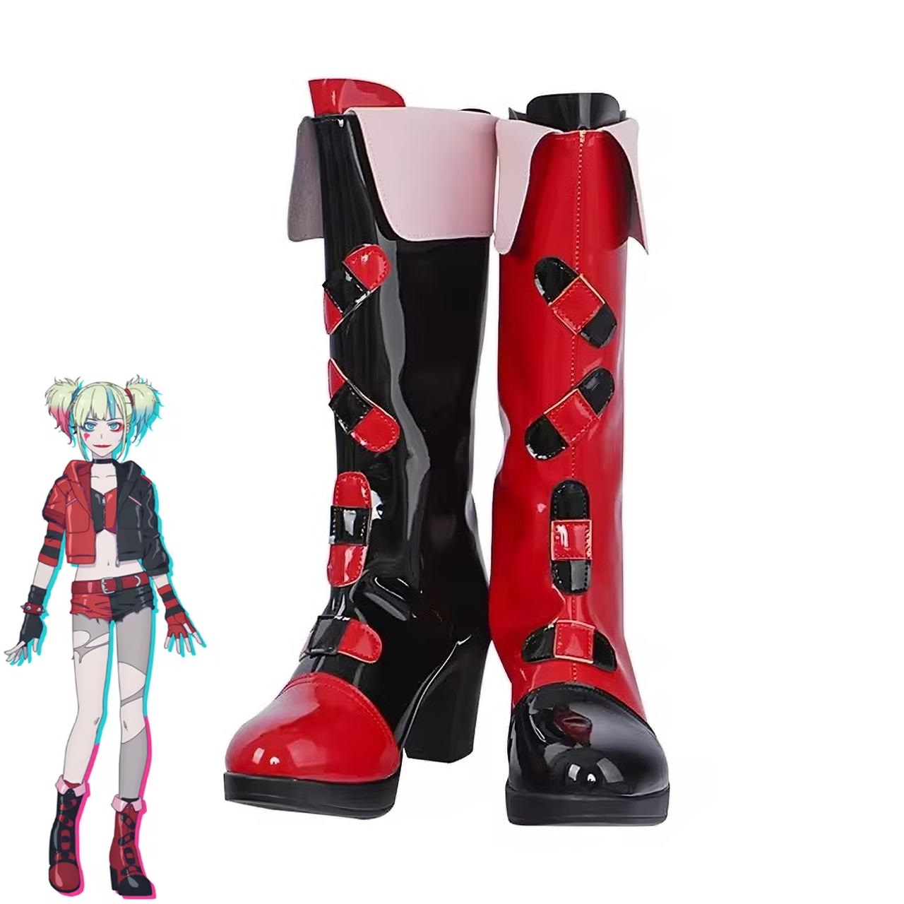For Harley Quinn Cosplay Shoes - đánh giá và giá Women'S Harley Quinn Accessories