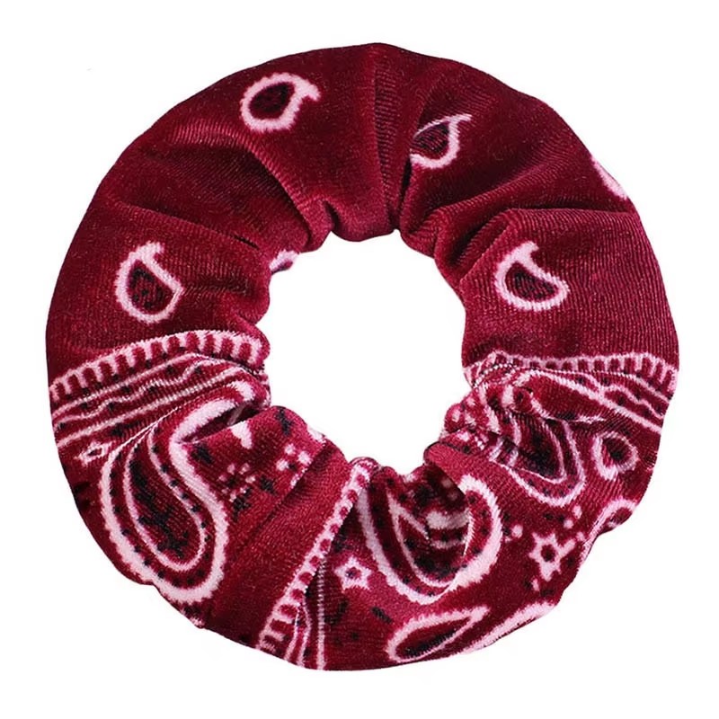 3PCS/4PCS/7PCS Velvet Paisley  - đánh giá và giá Hair Tie Velvet