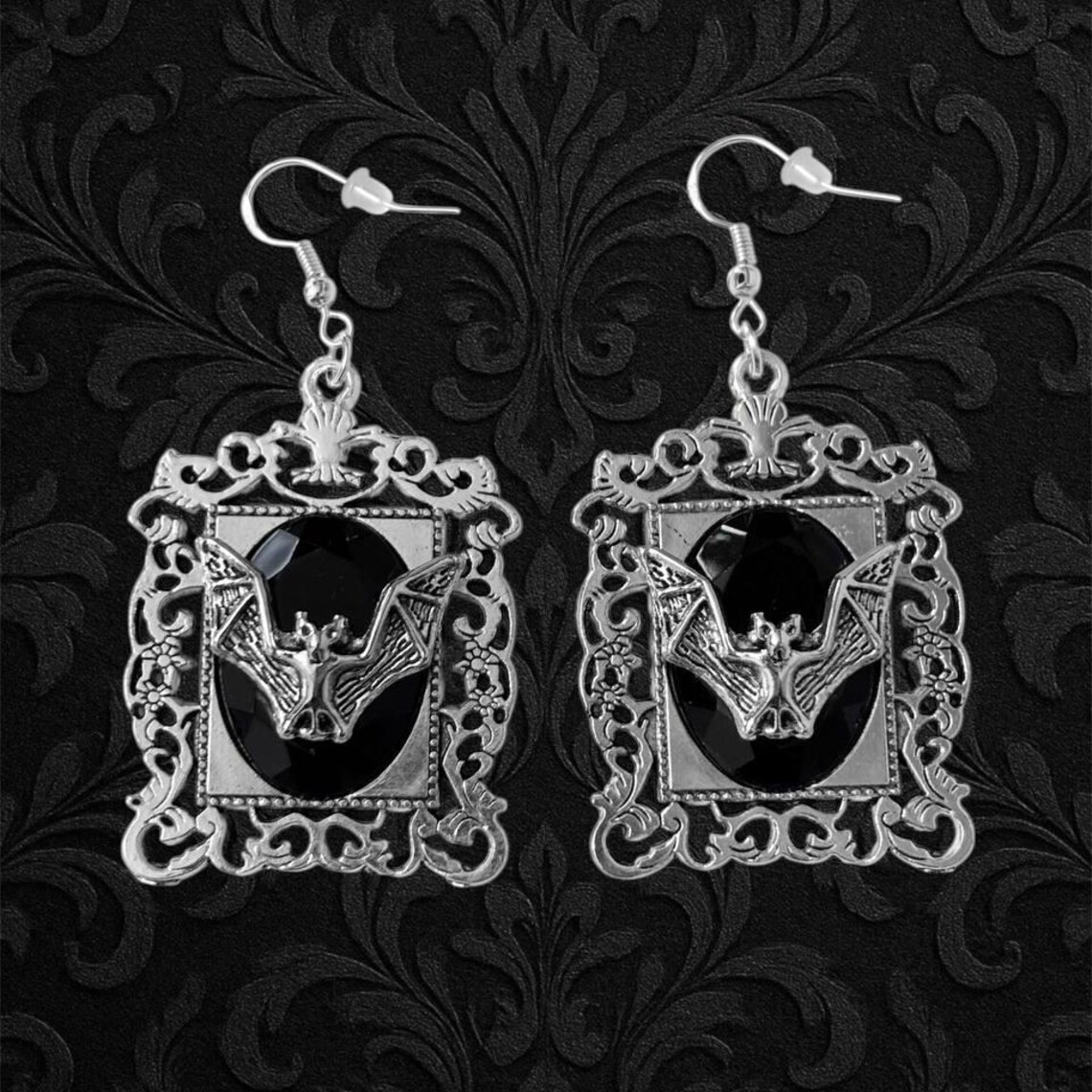 Vampire bat earrings,Gothic je - đánh giá và giá Women'S Victorian Accessories