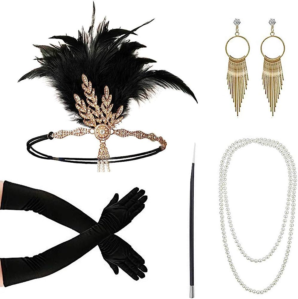 PESENAR 1920s Fashion Flapper  - đánh giá và giá Women'S Accessories In The 1920S