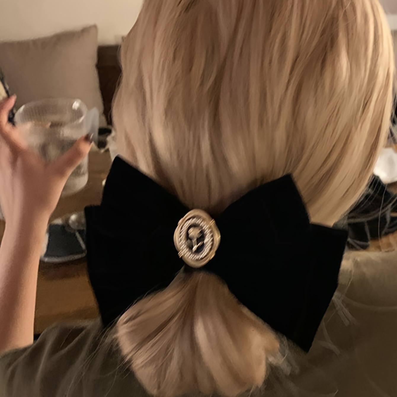 Elegant Velvet Bow Hair Tie wi - đánh giá và giá Hair Tie Velvet