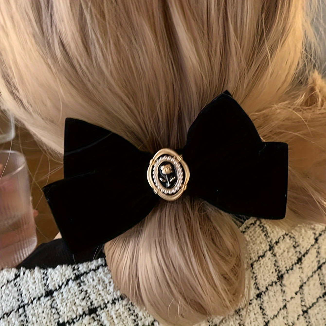 Elegant Velvet Bow Hair Tie wi - đánh giá và giá Hair Tie Velvet