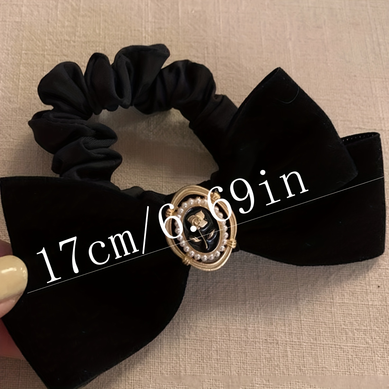 Elegant Velvet Bow Hair Tie wi - đánh giá và giá Hair Tie Velvet