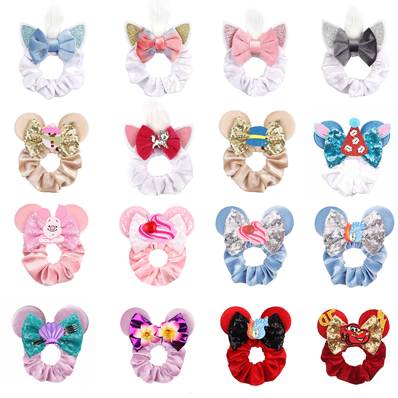 New Mouse Ears Velvet Scrunchi - đánh giá và giá Hair Tie Velvet