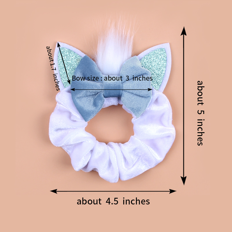 New Mouse Ears Velvet Scrunchi - đánh giá và giá Hair Tie Velvet