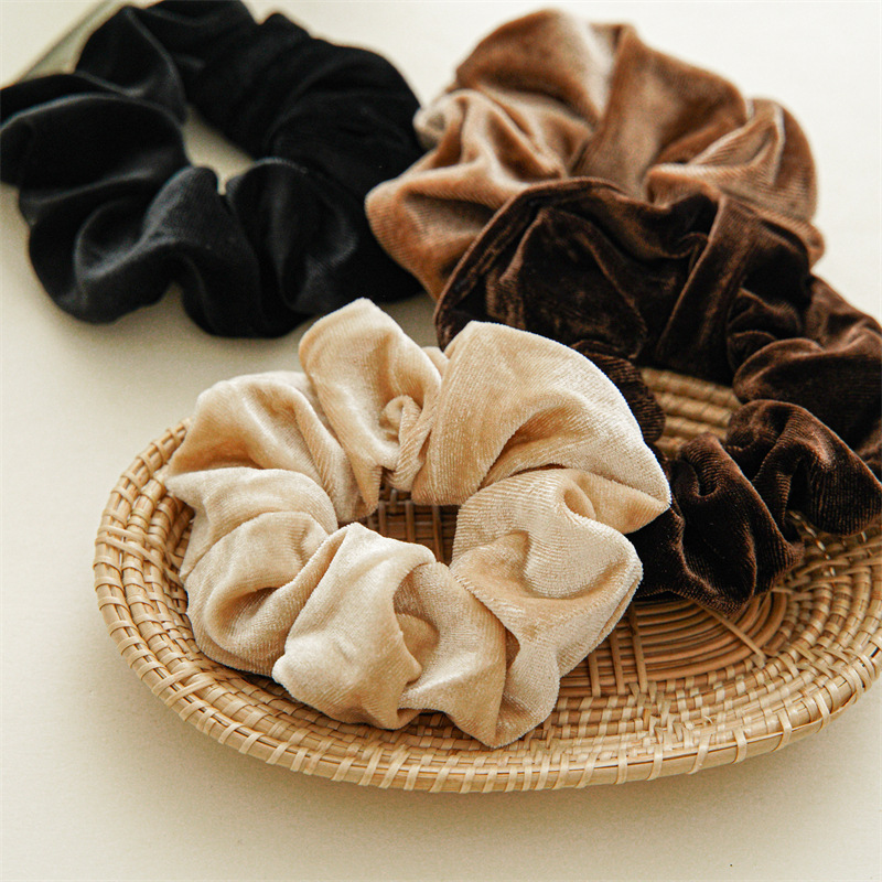 1-4PCS Women Hair Scrunchies V - đánh giá và giá Hair Tie Velvet