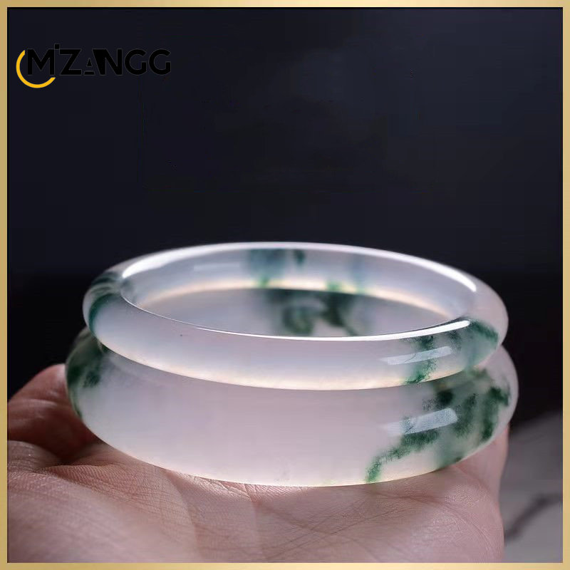 Natural Green Jadeite Bangle J - đánh giá và giá Women Accessories For Hand