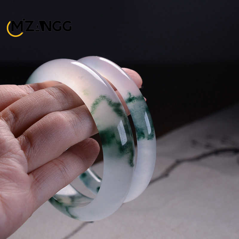 Natural Green Jadeite Bangle J - đánh giá và giá Women Accessories For Hand