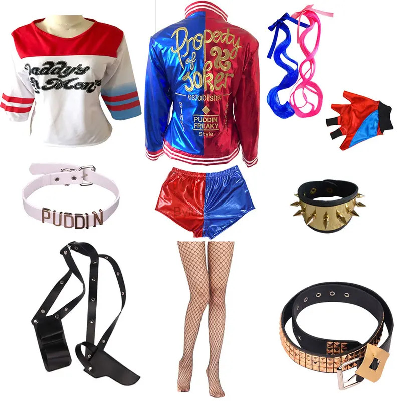 Anime Cosplay Girls Women Quin - đánh giá và giá Women'S Harley Quinn Accessories