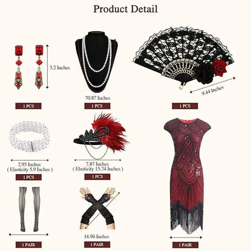 1920s Dresses for Women Flappe - đánh giá và giá Women'S Accessories In The 1920S